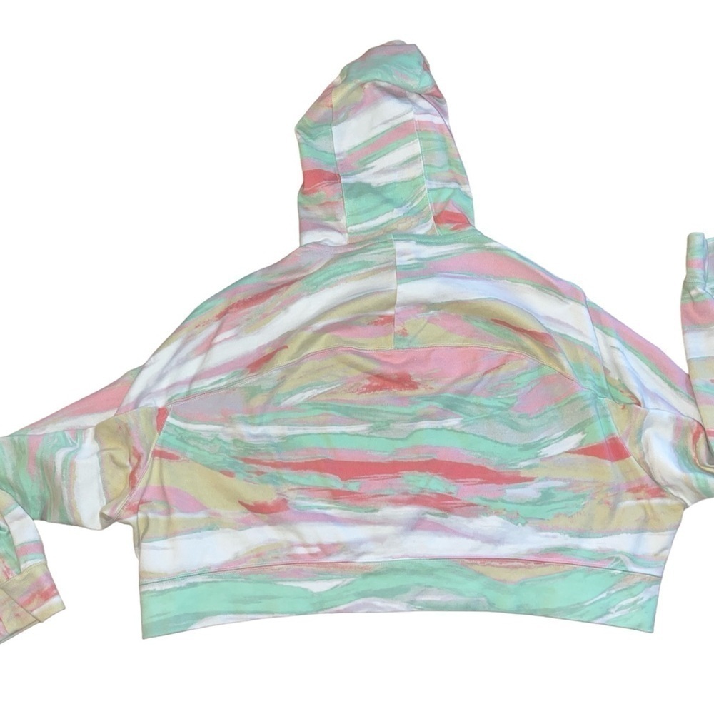 Adidas Pastel marble crop hoodie - Picture 6 of 8